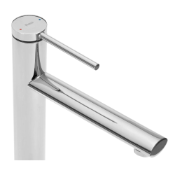 Elegancka Bateria Łazienkowa OVAL Wysoka Chrom dla Twojej Umywalki