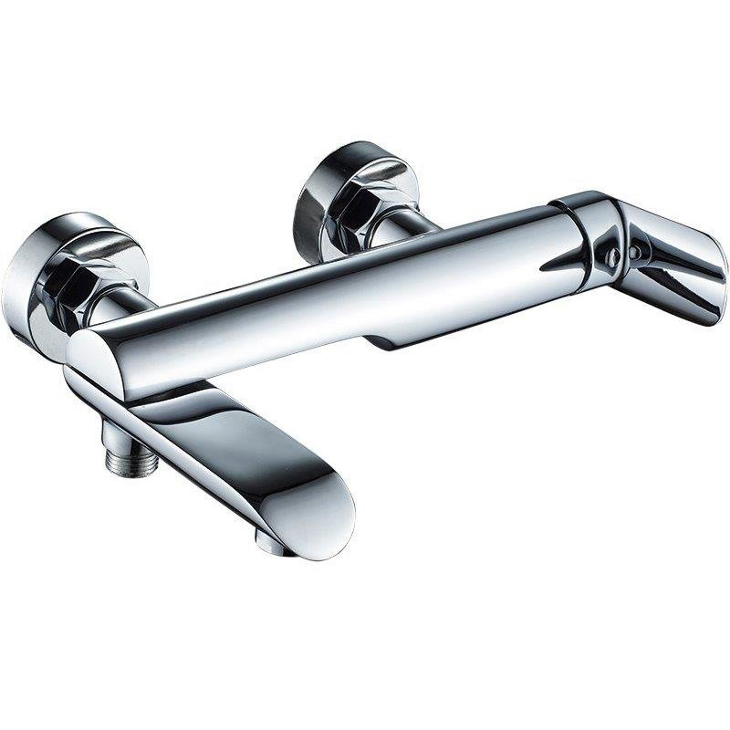 Bateria Ścienna ALEA BLE 01FD Chrom z Ruchomą Wylewką i Ceramiczną Głowicą