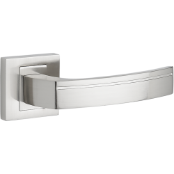 Elegancka Klamka Parva 300A - Satynowa Rozeta dla Drzwi Premium