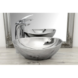 Elegancka Umywalka Sofia Silver N - Stylowa i Nowoczesna Elegancja dla Twojej Łazienki