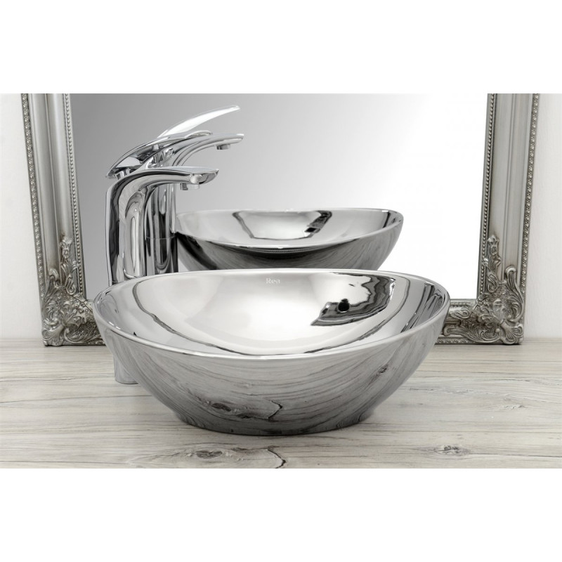 Elegancka Umywalka Sofia Silver N - Stylowa i Nowoczesna Elegancja dla Twojej Łazienki