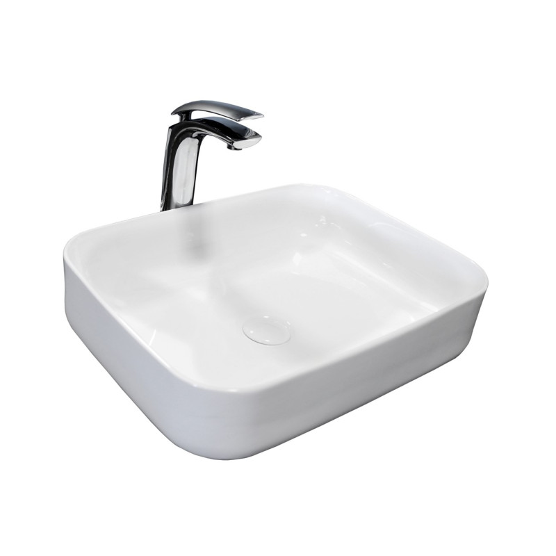 Nowoczesna Umywalka Nablatowa DEMI REA-U1953 - Elegancja Twojej Łazienki