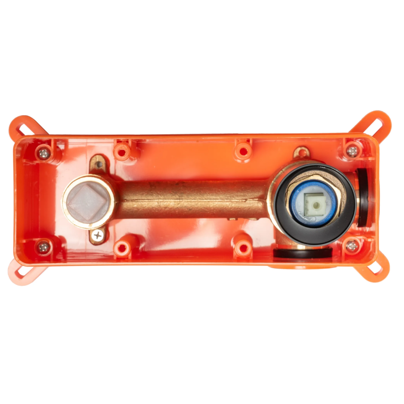 Elegancka Czarna Bateria Umywalkowa Podtynkowa OVAL + BOX od REA