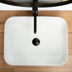 Nowoczesna Umywalka Nablatowa DEMI REA-U1953 - Elegancja Twojej Łazienki