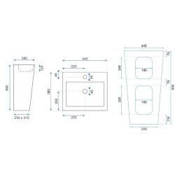 Stylowa Umywalka Wolnostojąca DARIA – Nowoczesny Design dla Twojej Łazienki