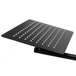 Elegancki Zestaw Natryskowy OVAL Czarny z ECO Box - Nowoczesny Styl Łazienki