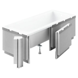 Nowoczesna obudowa LED z styropianu do prostokątnych wanien - Elegancja i funkcjonalność!