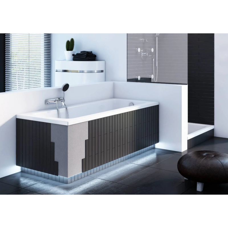 Nowoczesna obudowa LED z styropianu do prostokątnych wanien - Elegancja i funkcjonalność!