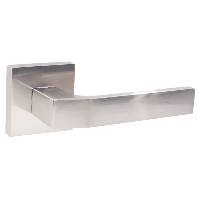 Stylowa klamka Bingo Satyna do drzwi wewnętrznych, klasyczna elegancja!