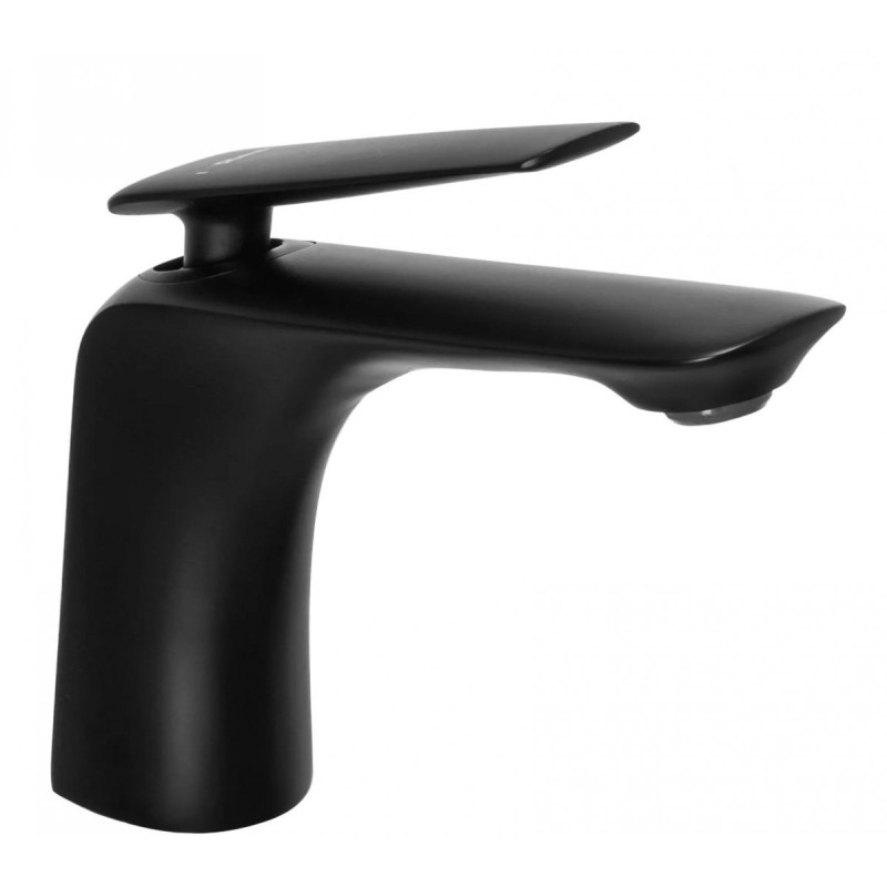 Czarna Bateria Umywalkowa Jager Modern Design, Niska Stojąca - Styl i Elegancja do Łazienki