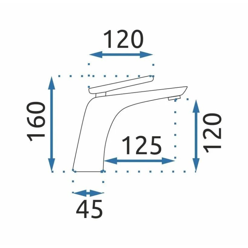 Złota Bateria Umywalkowa Jager Niska REA-B5120 - Luksusowy Styl i Wysoka Funkcjonalność