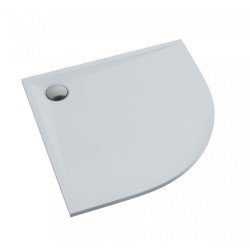 Nowoczesny brodzik półokrągły 80x80 Etrusco Stabilsound Plus dla eleganckiej łazienki