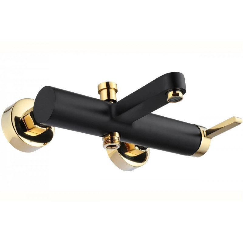 Elegancka Bateria Wannowa MY1806-3BG Polo - Czarno-Złote Wzornictwo dla Twojej Łazienki