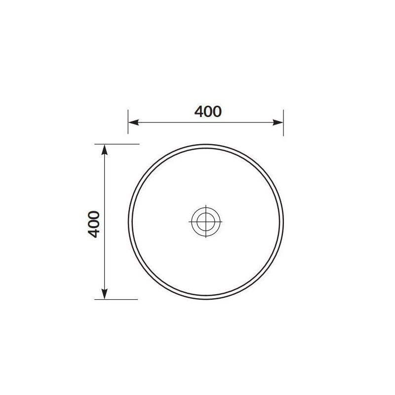 Elegancka umywalka ceramiczna Moduo 40 cm - stylowy akcent do każdej łazienki!