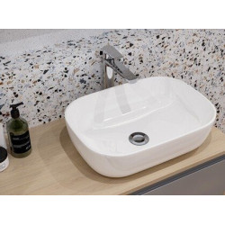 Ceramiczna umywalka nablatowa Moduo 50 - styl i funkcjonalność dla każdej łazienki