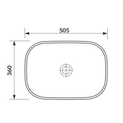 Ceramiczna umywalka nablatowa Moduo 50 - styl i funkcjonalność dla każdej łazienki