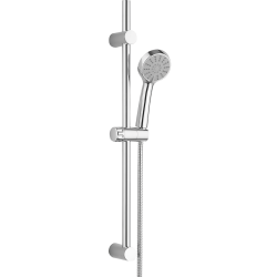 Cento Chrome Shower Set na Drążku - Elegancja i Relaks w Twojej Łazience