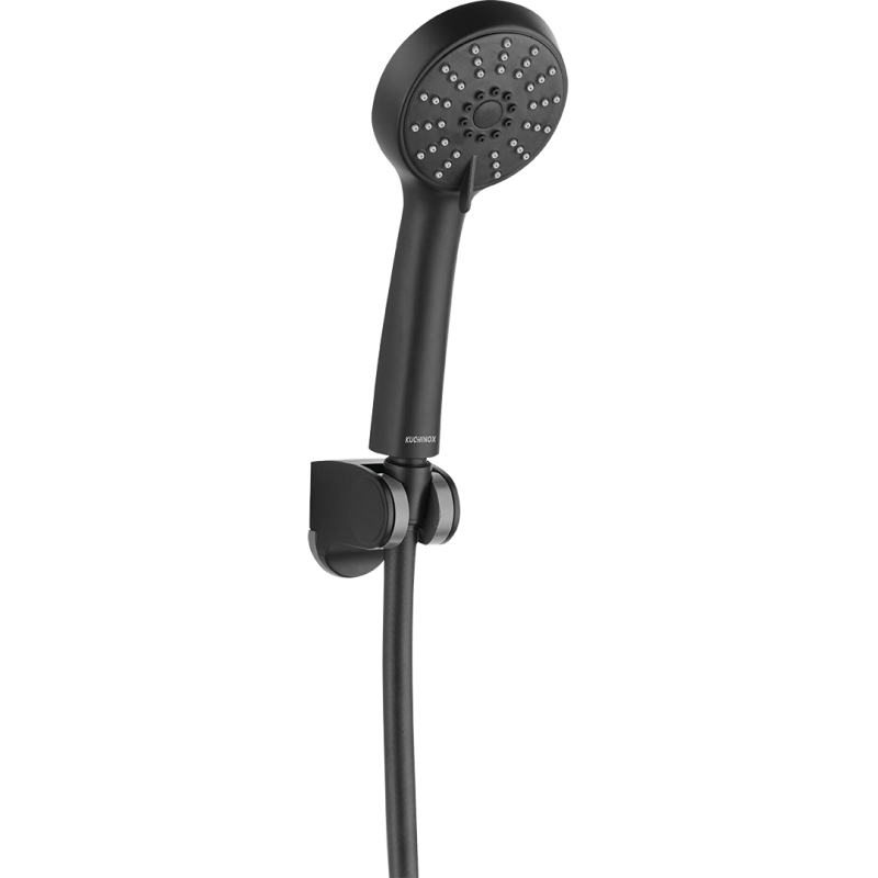 Czarny zestaw prysznicowy Cento - elegancja i funkcjonalność w jednym