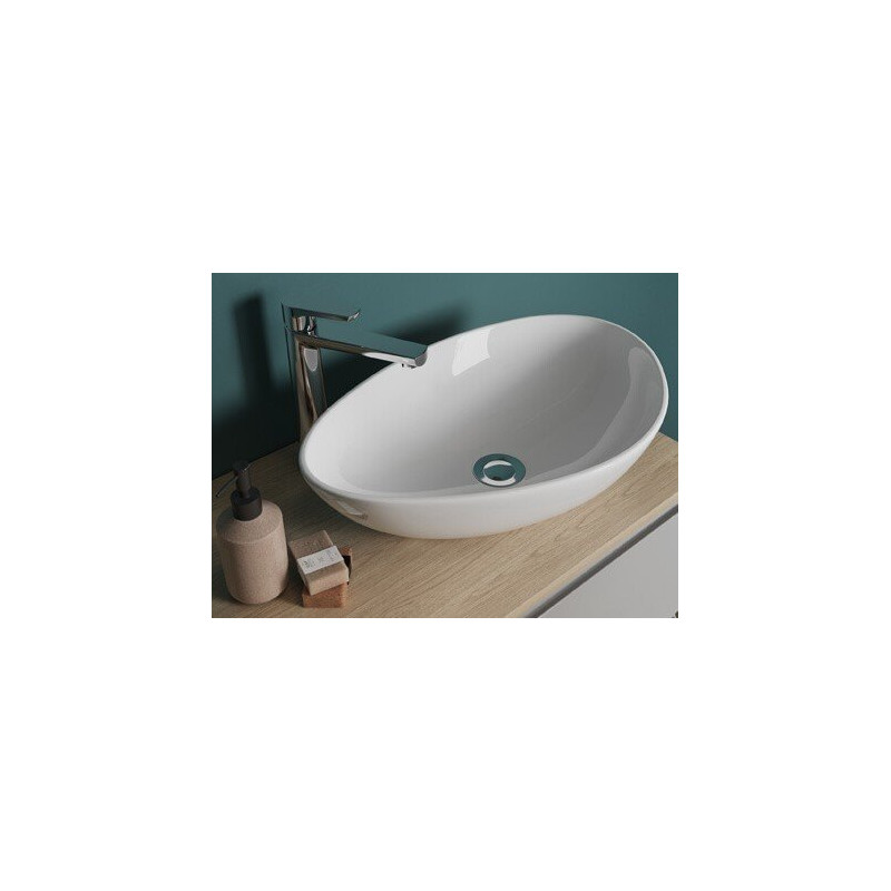 Nowoczesna umywalka ceramiczna Moduo 55 – elegancja i styl do Twojej łazienki!