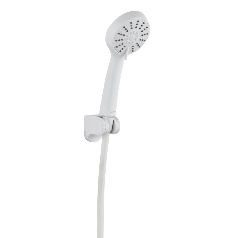 Cento Biały Zestaw Prysznicowy z 3 Strumieniami i Systemem Antykamień