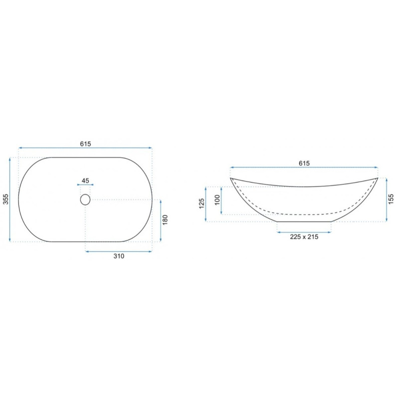 Elegancka Umywalka Nablatowa ROYAL - Nowoczesny Design do Twojej Łazienki
