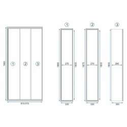 Nowoczesne Drzwi Prysznicowe Alex Black 90 - Styl i Funkcjonalność w Jednym