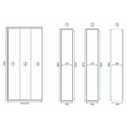 Nowoczesne Drzwi Prysznicowe Alex Black 90 - Styl i Funkcjonalność w Jednym