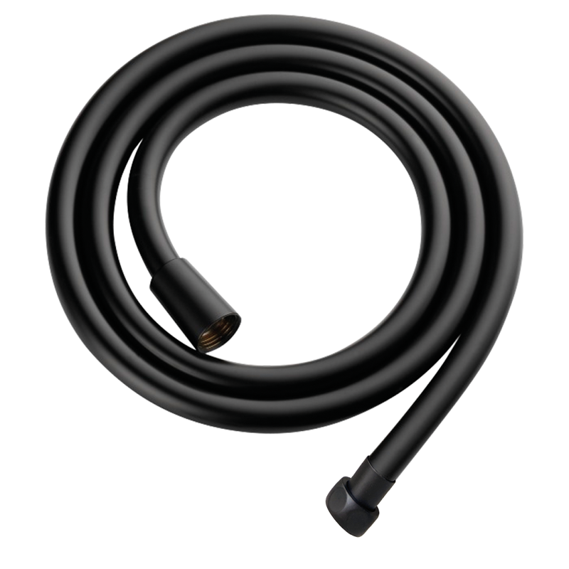 Czarny wąż natryskowy 1500 mm CENTO z systemem antyskrętnym - trwałość i styl!