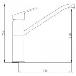 Elegancka bateria kuchenna IWA - nowoczesny design i wysoka funkcjonalność