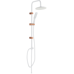 ALANIS Elegance: Kolumna Natryskowa w Białym i Różowym Złocie - Styl, Komfort, Jakość