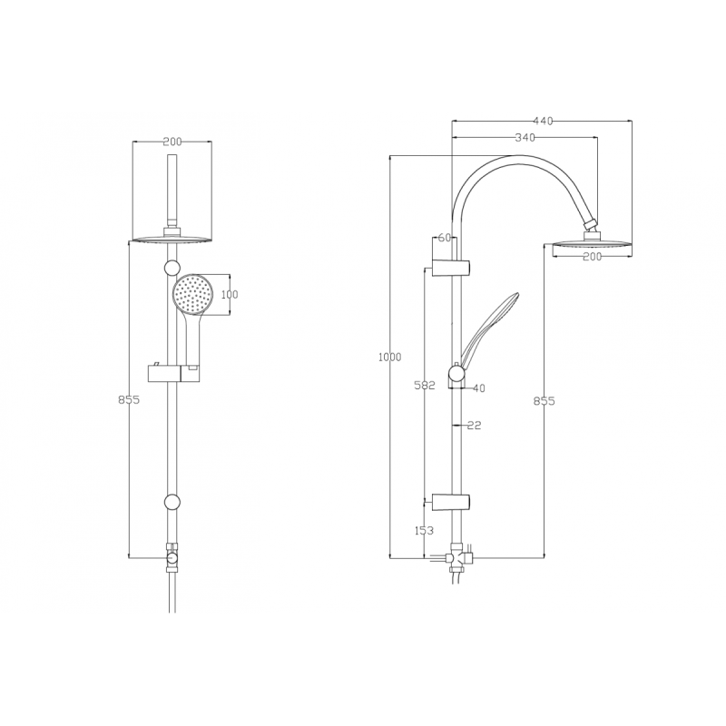 Elegancka Kolumna Prysznicowa LIMO - Nowoczesny Design i Komfort