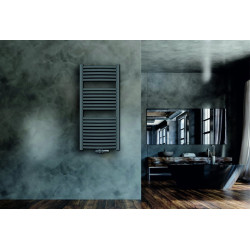 Nowoczesny grzejnik łazienkowy drabinkowy grafitowy 120 cm - model UG-02-120
