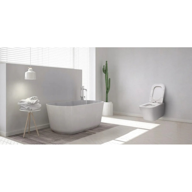 Toaleta Rimless REA Slim - Styl i Higiena