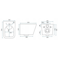 Toaleta Rimless REA Slim - Styl i Higiena
