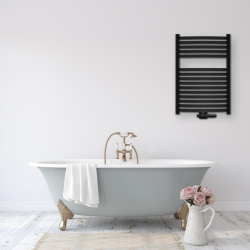 Stylowy Grzejnik Drabinkowy Czarny 120cm: Elegancja i Funkcjonalność do Łazienki