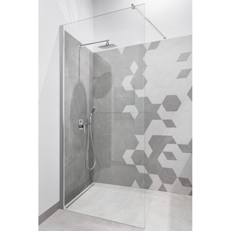 Ekskluzywna Ścianka Prysznicowa Walk-in 90 cm Invena - Styl i Komfort w Twojej Łazience