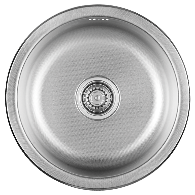 Wytrzymały Zlewozmywak Inox 43x43 cm z Przelewem - Idealny do Szafki 50 cm!