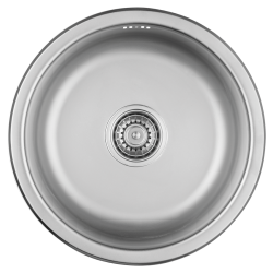 Zlewozmywak Jednokomorowy Inox 43cm z Syfonem – Wytrzymały i Stylowy do Każdej Kuchni!