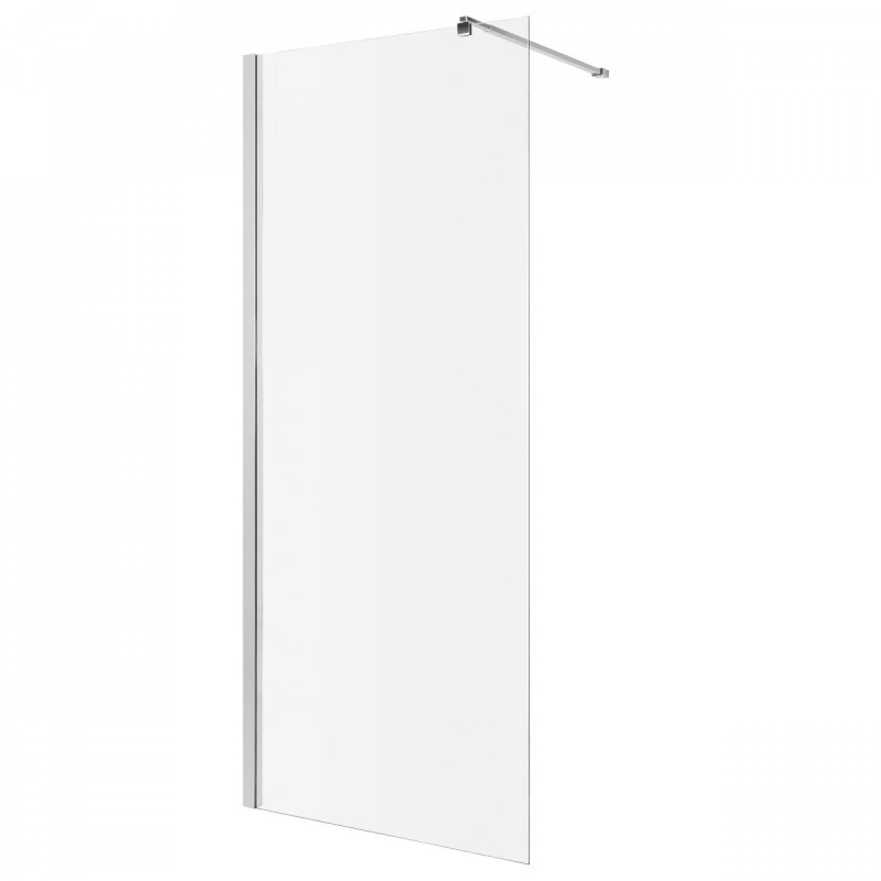 Invena Elegancka Ścianka Prysznicowa Walk-in 110 cm – Stylowe Rozwiązanie do Łazienki