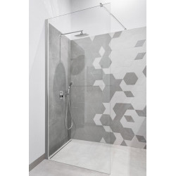 Szklana Ścianka Prysznicowa Invena Walk-in 120 cm - Nowoczesny Design i Funkcjonalność