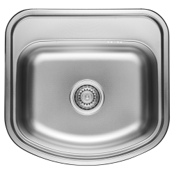 JASPER Elegancki Zlewozmywak Jednokomorowy Inox - Idealny do Nowoczesnej Kuchni