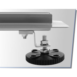 Elegancki Odpływ NEO SLIM PRO, Szczotkowane Wykończenie, 70 cm