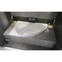 Ekskluzywna wanna asymetryczna Calabria 170x100 lewa - nowoczesność i styl w Twojej łazience