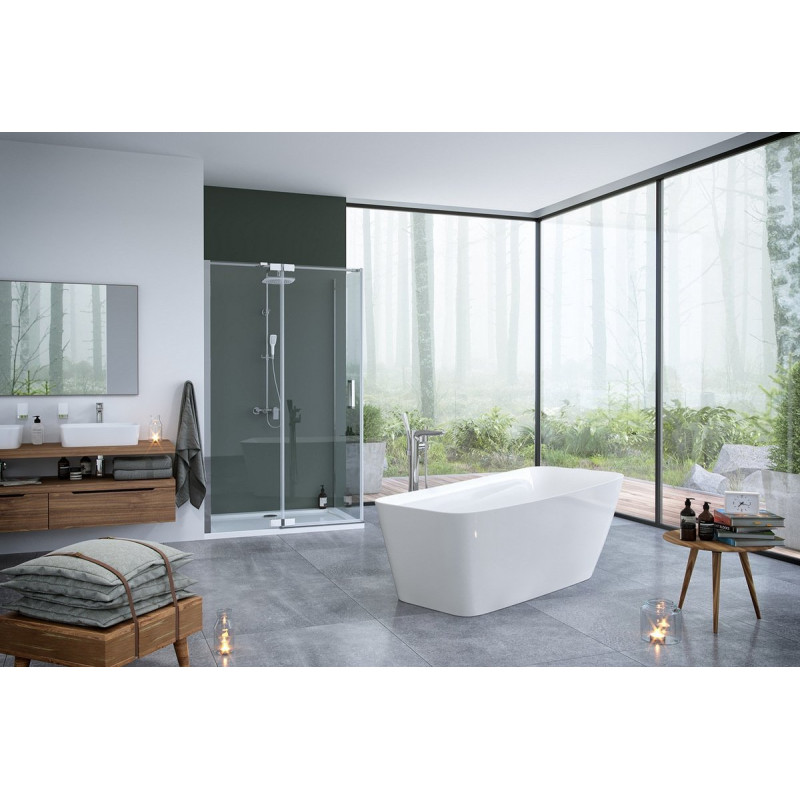 Luksusowa Wanna Wolnostojąca ELIDA 160 – Elegancja w Twojej Łazience