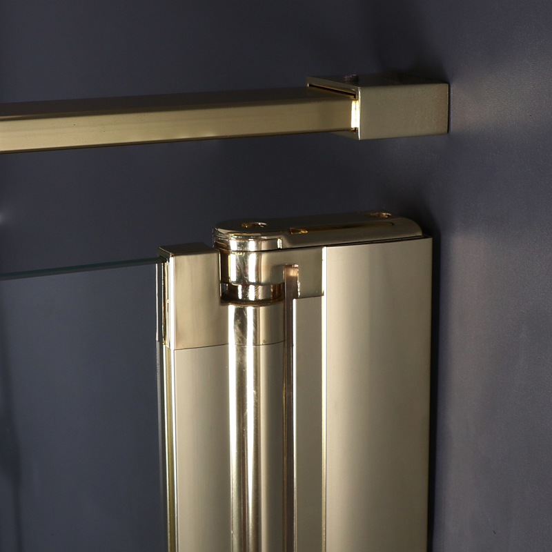 Elegancka kabina prysznicowa 90x90 FRESH-LINE złota – luksusowy design dla Twojej łazienki