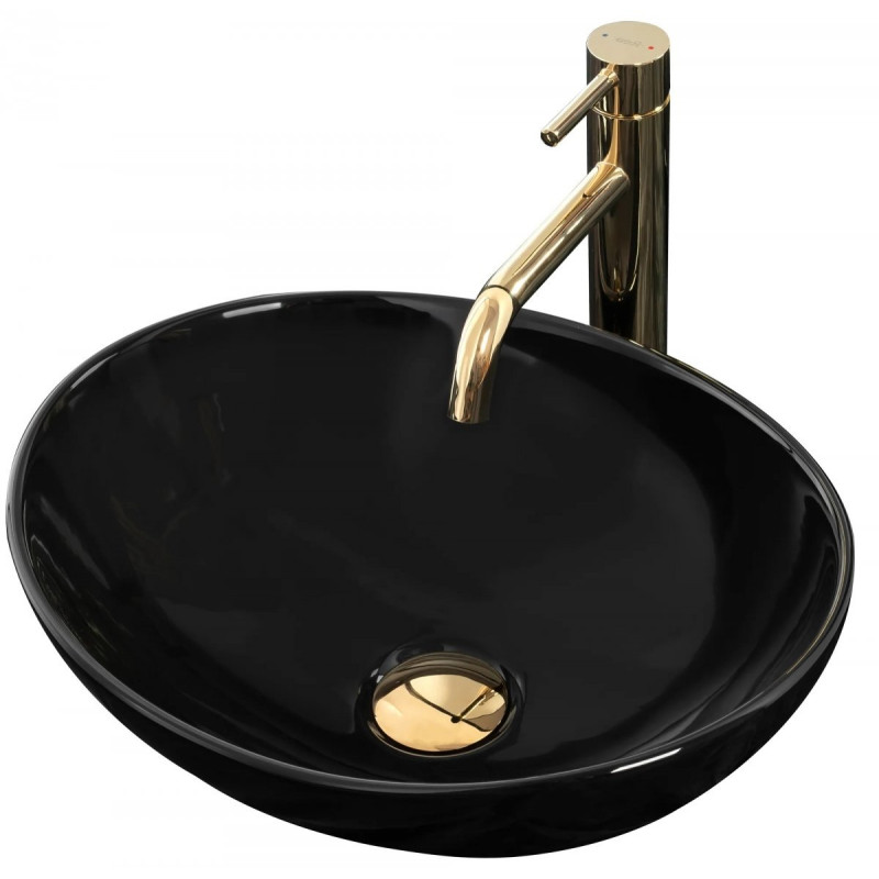 Ekskluzywna Umywalka Nablatowa Sofia Black - Nowoczesny Design!