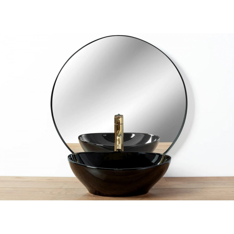 Ekskluzywna Umywalka Nablatowa Sofia Black - Nowoczesny Design!