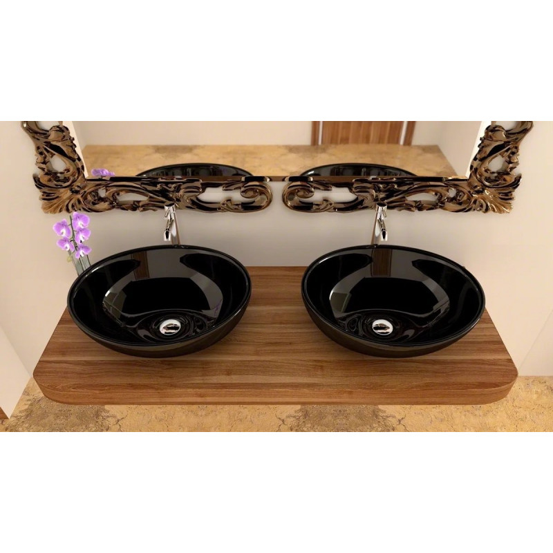 Ekskluzywna Umywalka Nablatowa Sofia Black - Nowoczesny Design!