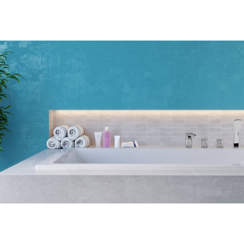 Wave Slim wanna prostokątna 170x70 cm biały połysk