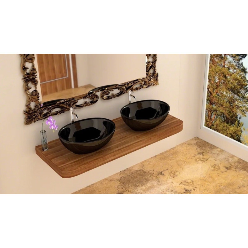 Ekskluzywna Umywalka Nablatowa Sofia Black - Nowoczesny Design!